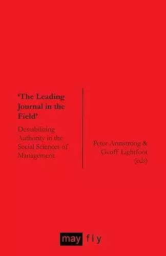 'The Leading Journal in the Field' cover