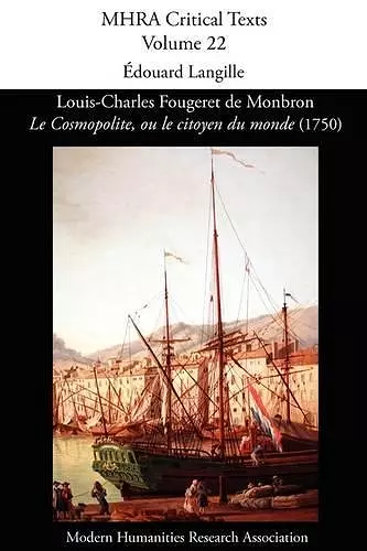 Louis-Charles Fougeret de Monbron, 'le Cosmopolite, Ou Le Citoyen Du Monde' (1750) cover