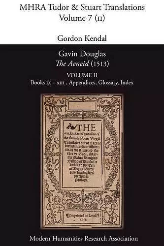 Gavin Douglas, 'The Aeneid' (1513) Volume 2 cover