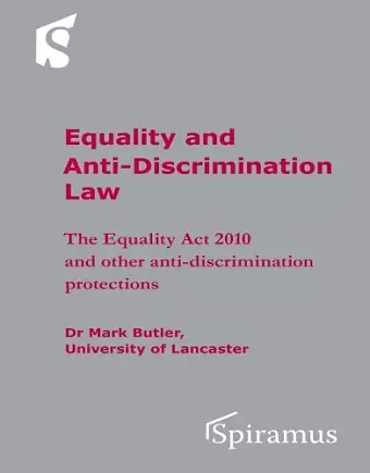 Equality and Anti-Discrimination Law cover