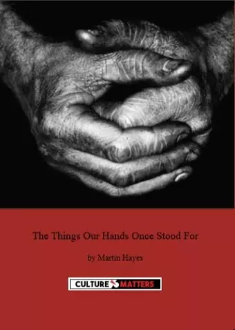 Things Our Hands Once Stood For, The cover