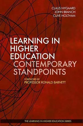 Learning in Higher Education: Contemporary Standpoints cover