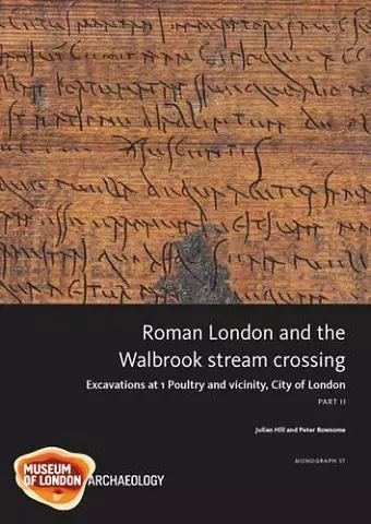 Roman London and the Walbrook stream crossing cover