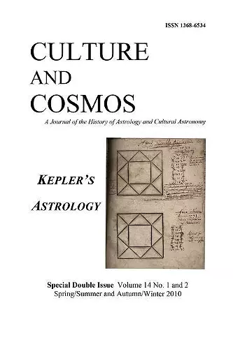 Culture and Cosmos cover