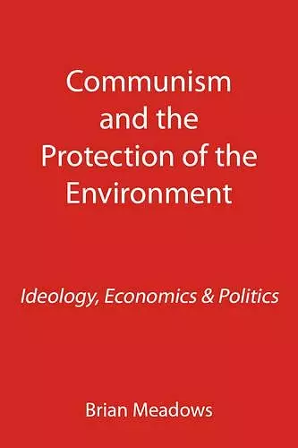 Communism and the Protection of the Environment cover