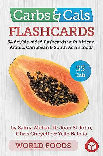 Carbs & Cals Flashcards WORLD FOODS cover