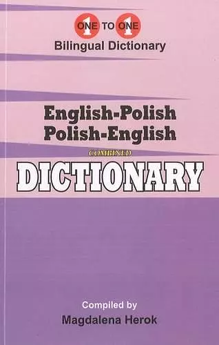 English-Polish & Polish-English One-to-One Dictionary (Exam-Suitable) cover