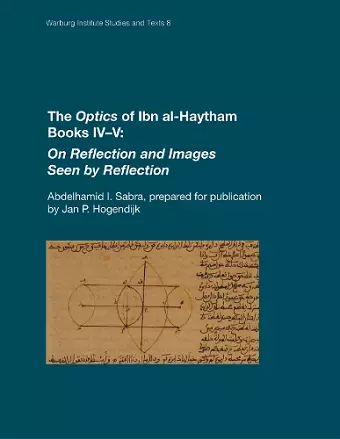 The Optics of Ibn al-Haytham Books IV–V cover