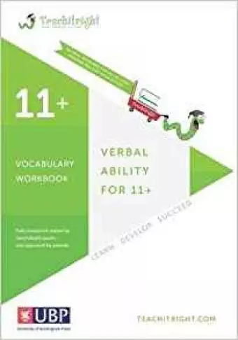 Verbal Ability for 11 +: Vocabulary Tests Workbook (Teachitright) cover