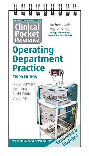 Clinical Pocket Reference Operating Department Practice cover