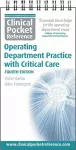 Clinical Pocket Reference Operating Department Practice cover