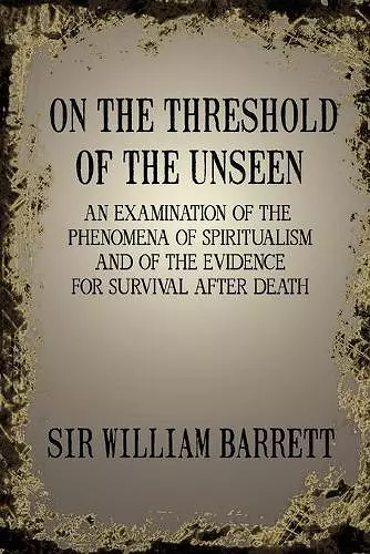 On the Threshold of the Unseen cover