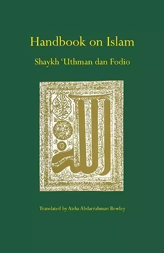 Handbook on Islam cover