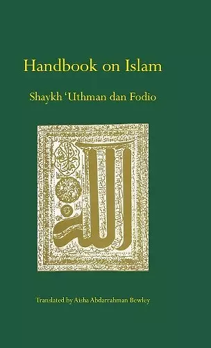 Handbook on Islam cover