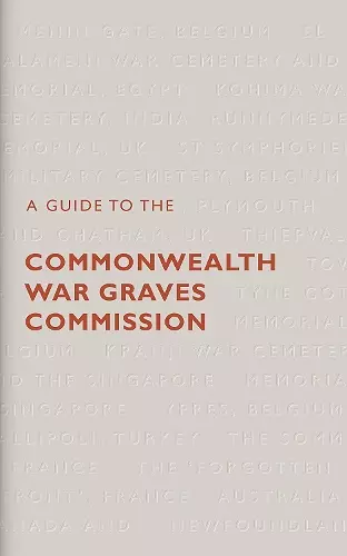 A Guide to The Commonwealth War Graves Commission cover