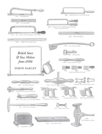 British Saws and Sawmakers from 1660 cover