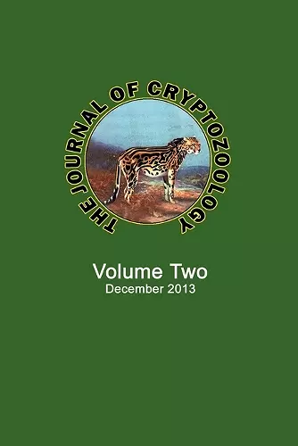 The Journal of Cryptozoology cover