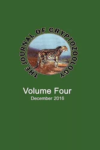 The Journal of Cryptozoology cover