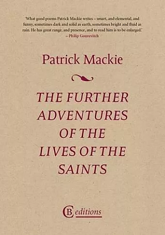 The Further Adventures of the Lives of the Saints cover