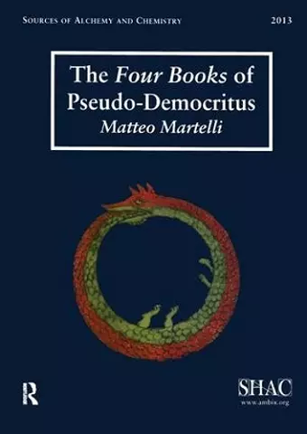 The Four Books of Pseudo-Democritus cover