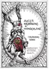 Alice's Nightmare in Wonderland Colouring Book cover