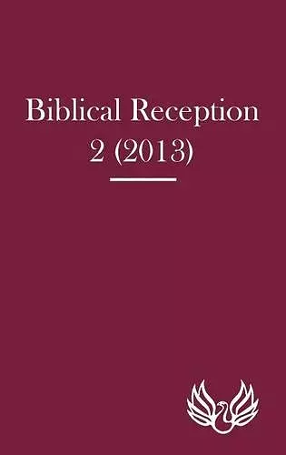 Biblical Reception 2 (2013) cover