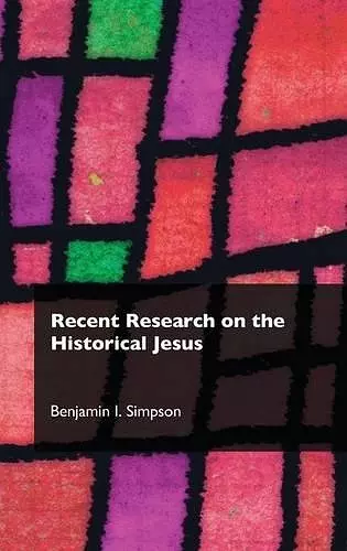 Recent Research on the Historical Jesus cover