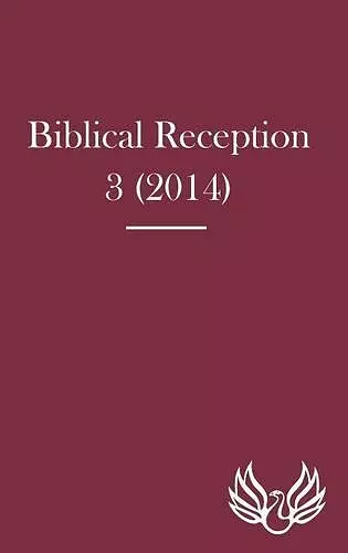 Biblical Reception 3 (2014) cover