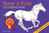 Horse and Pony Colouring Book cover