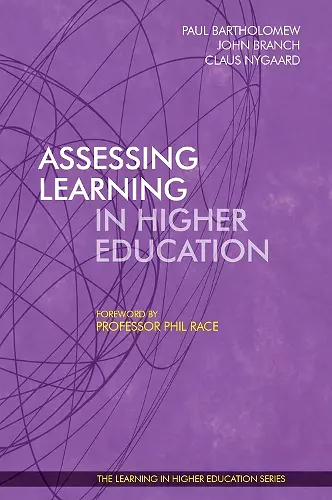 Assessing Learning in Higher Education cover