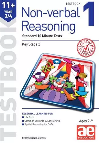 11+ Non-verbal Reasoning Year 3/4 Testbook 1 cover