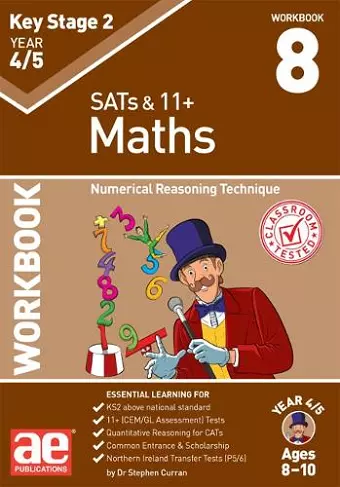 KS2 Maths Year 4/5 Workbook 8 cover