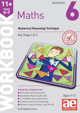 11+ Maths Year 5-7 Workbook 6 cover