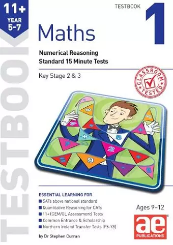 11+ Maths Year 5-7 Testbook 1 cover