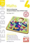 11+ Maths Year 5-7 Testbook 4 cover