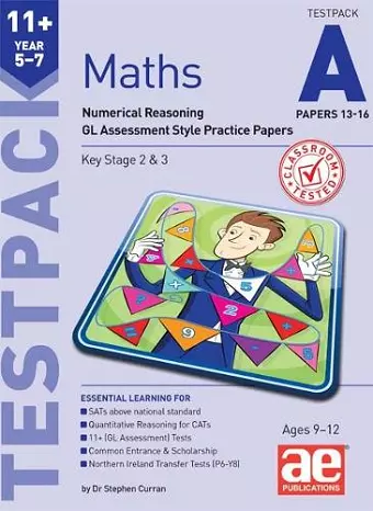 11+ Maths Year 5-7 Testpack A Papers 13-16 cover