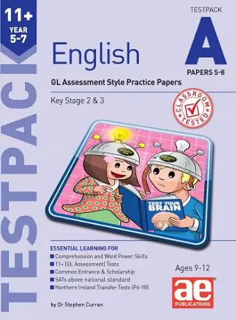 11+ English Year 5-7 Testpack A Papers 5-8 cover