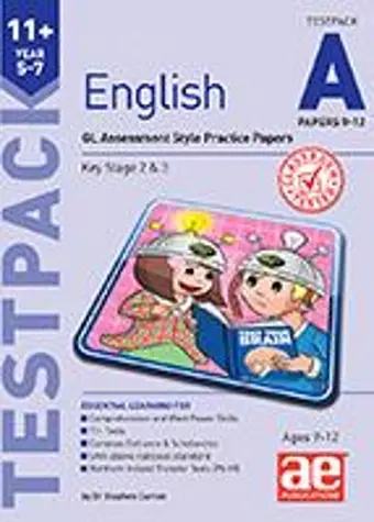 11+ English Year 5-7 Testpack A Papers 9-12 cover