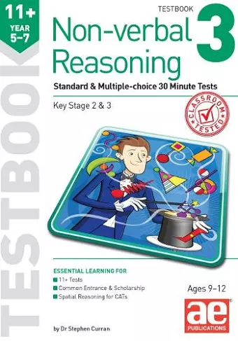 11+ Non-verbal Reasoning Year 5-7 Testbook 3 cover