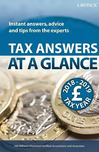 Tax Answers at a Glance 2018/19 cover