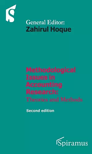 Methodological Issues in Accounting Research cover