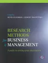 Research Methods for Business and Management cover