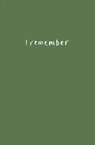 I Remember cover
