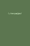 I Remember cover