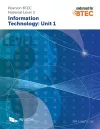 Pearson BTEC Level 3 in Information Technology: Unit 1 cover