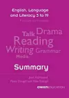 English, Language and Literacy 3 to 19: Principles and Proposals - Summary cover