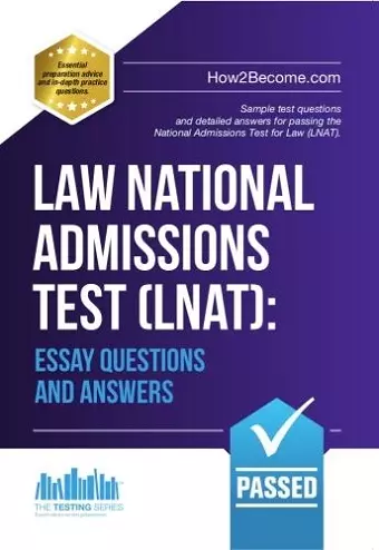 Law National Admissions Test (LNAT): Essay Questions and Answers cover