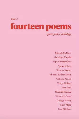 Fourteen poems: Issue 2 cover