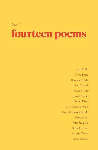 Fourteen Poems: Issue One cover