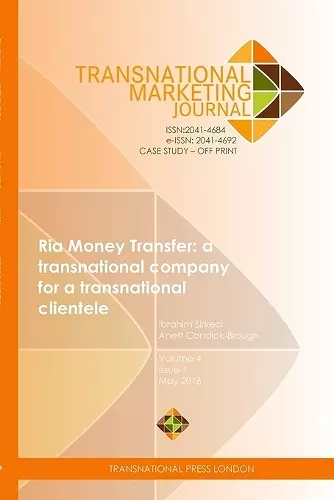 Ria Money Transfer cover